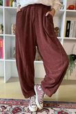 Terry B Classic Relaxed Pant Conker